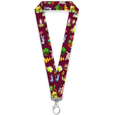 Lanyard personalizat iepuri, Paste